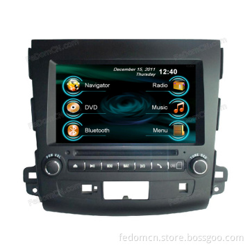 8 Inch TFT LCD Touch Screen Car DVD GPS Navigation System for Mitsubishi Outlander with Bluetooth+Radio+iPod+Video